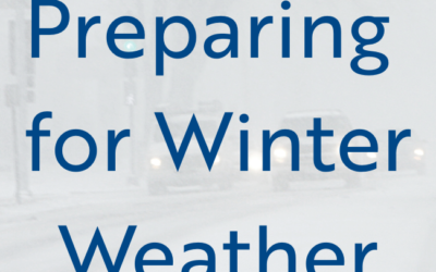 Be Prepared for Winter Weather